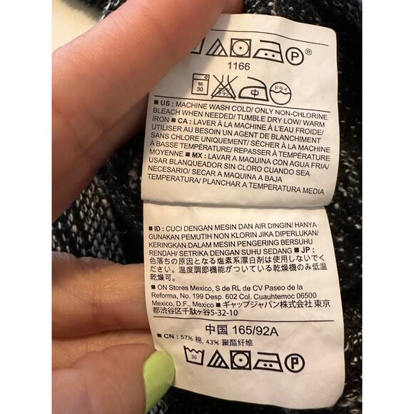 Old Navy Marbled French Terry Knit Short Sleeves T-Shirt Top Size Medium - Picture 5 of 9